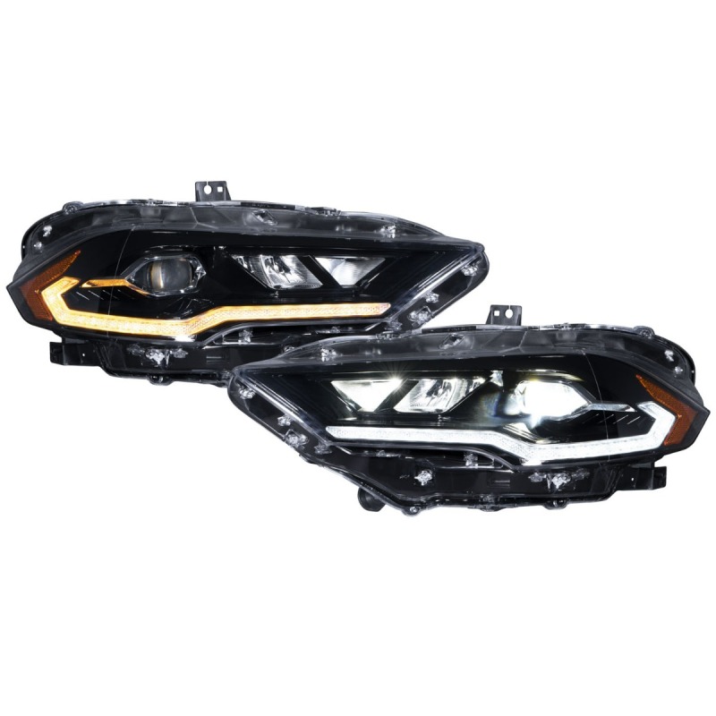 Ford Mustang Headlights - FORM Lighting - Sequential LED - `18-`23